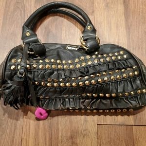 Betsey Johnson Black Leather satchel